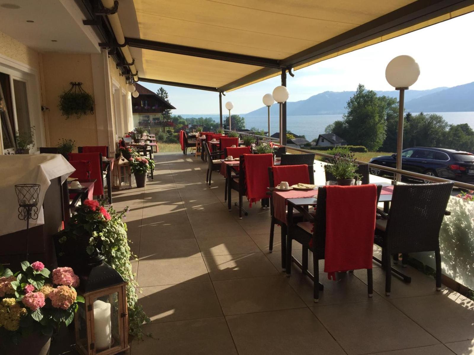 Hotel Schoenberger Nussdorf am Attersee Exterior foto